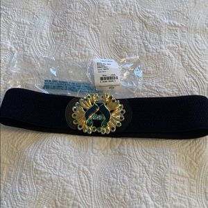 Lilly Pulitzer Emmett elastic navy belt Xs/s